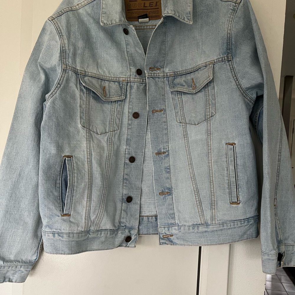 LEI Light Wash Denim Jacket